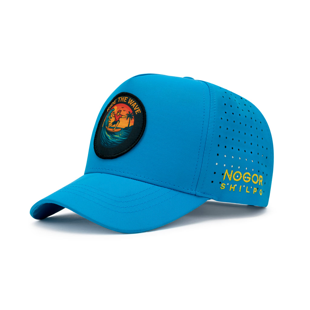 Ride The Wave Blue Performance Cap