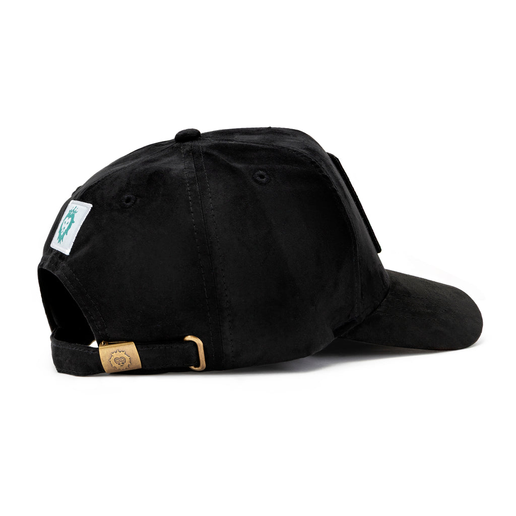 Never Stop Dreaming Black Suede Cap