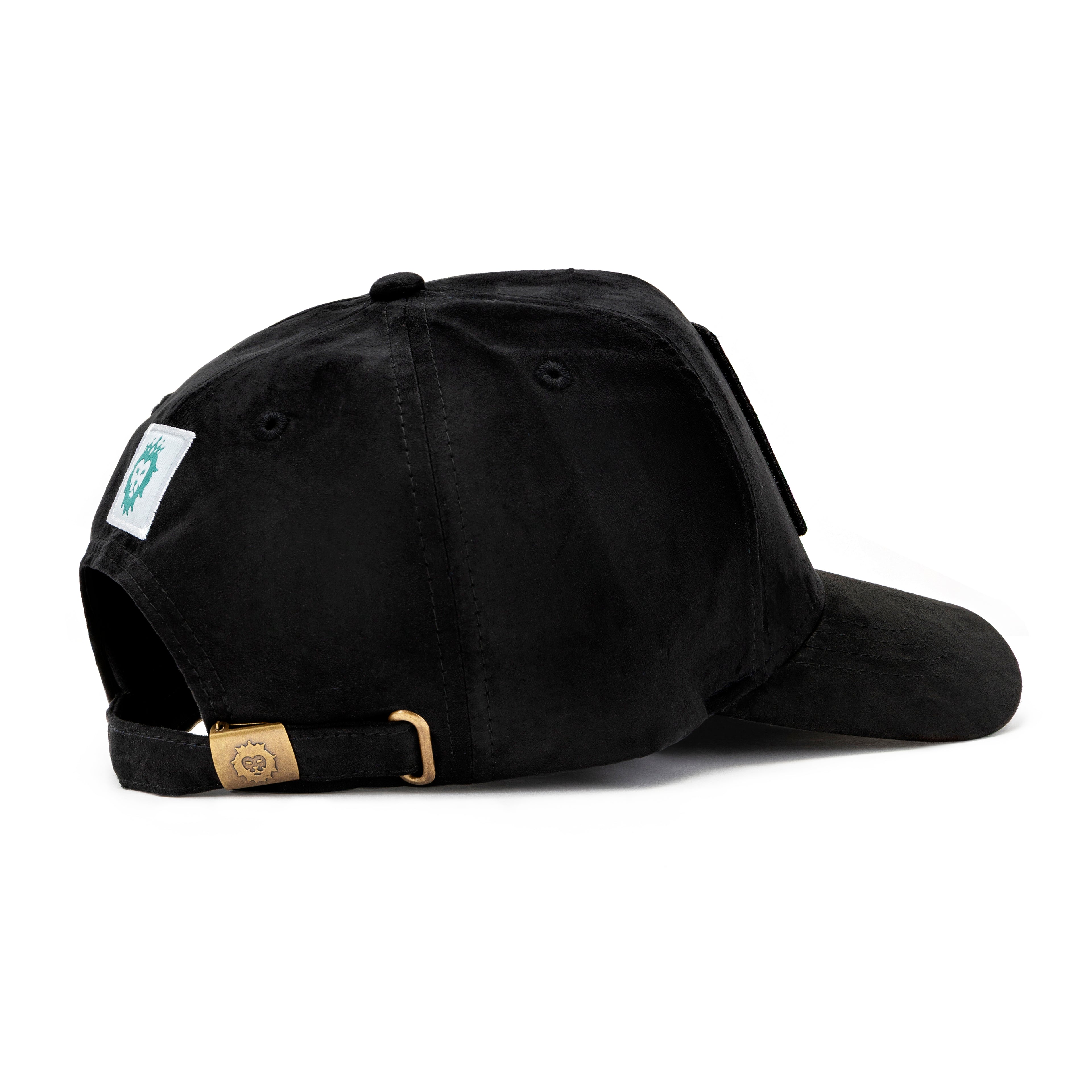 Never Stop Dreaming Black Suede Cap