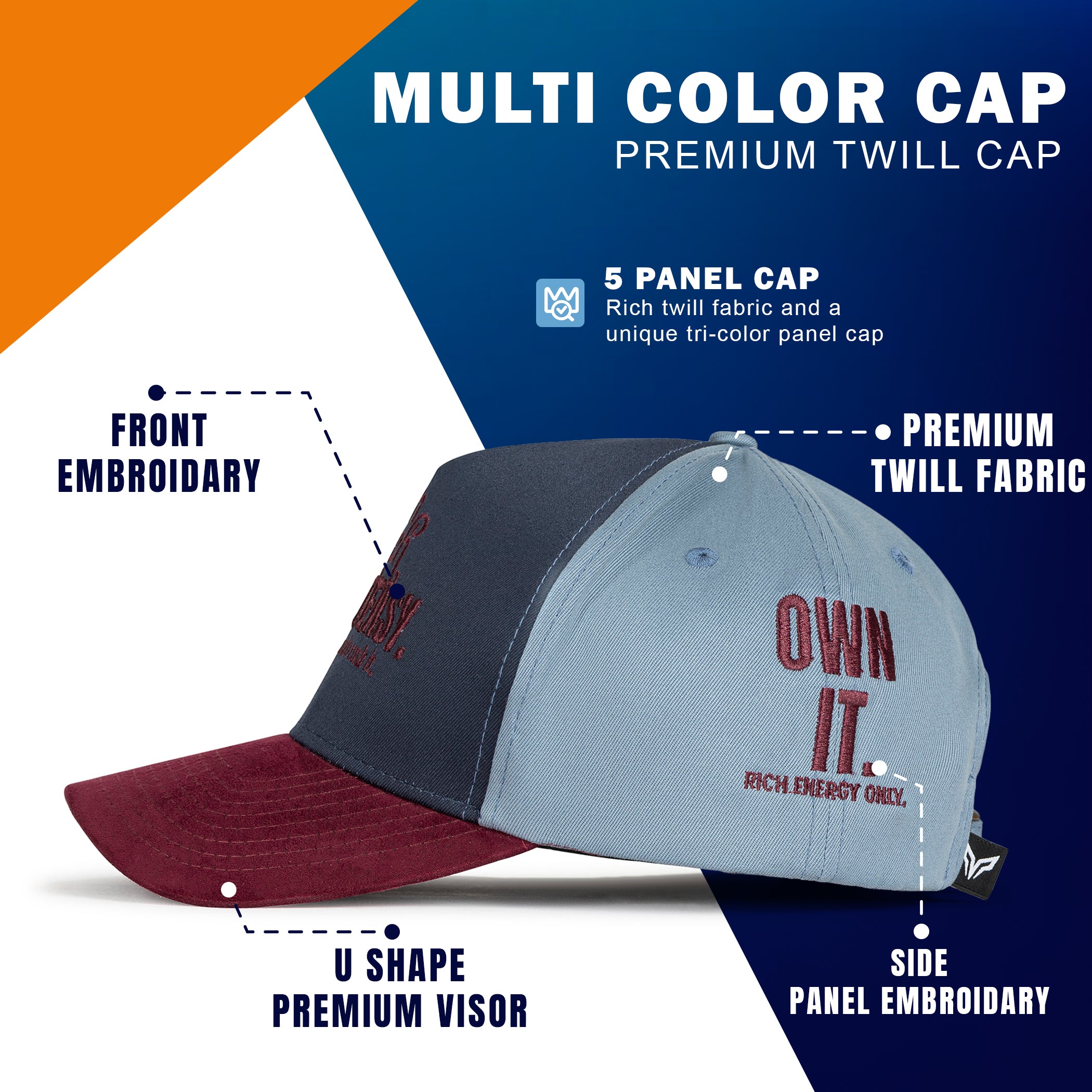 TAKE IT EASY EMBROIDERED CAP