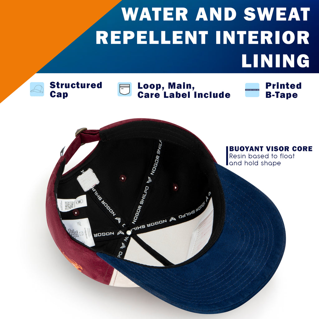 Iron Ride Horsepower Tri-Color Suede Vintage Cap